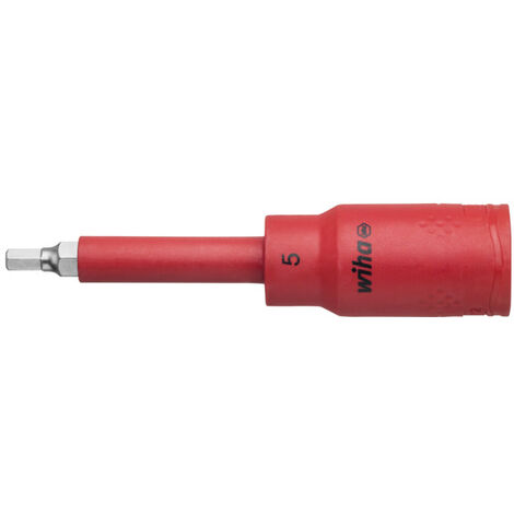 Wiha Inserto de llave de vaso aislado de hexágono exterior de 1/2" (43101)