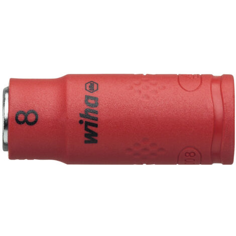 Wiha Inserto per chiave a tubo, isolato Esagono esterno 1/4" 8.0 mm (43093)