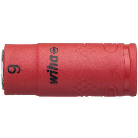 Wiha Inserto per chiave a tubo, isolato Esagono esterno 1/4" 9.0 mm (43094)