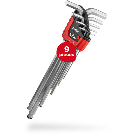 Clé Mâle 6pans 343 Ouv.6xL.125mm Manche