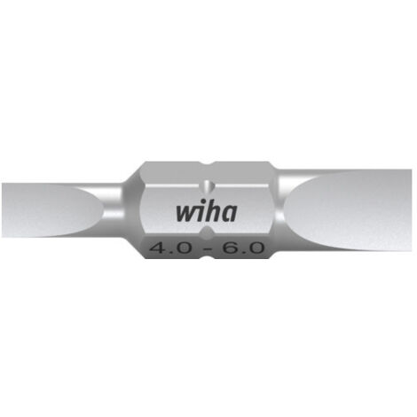 Wiha Jeu d'embouts double Fente 10 pcs dans un coffret (43858)