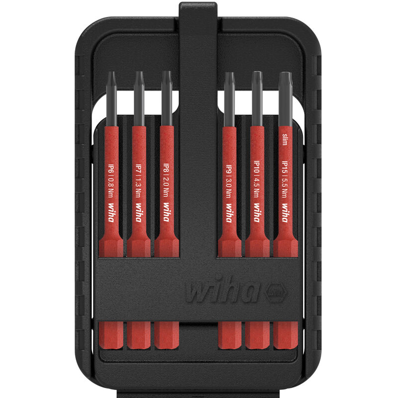 Wiha Jeu d'embouts slim electric TORX PLUS® 6 pcs en coffret d'embouts isolés. (43155)