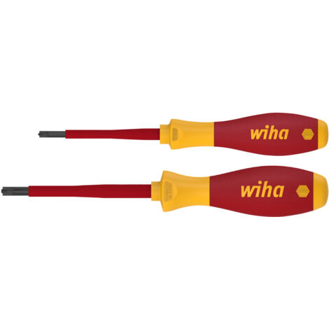 Wiha Juego de destornilladores SoftFinish® electric PlusMinus/Pozidriv, de 2 unid. (32282)