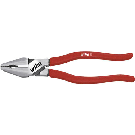 Wiha Kraftkombizange Classic mit DynamicJoint® und OptiGrip mit extra langer Schneide 225 mm, 9" (26715)