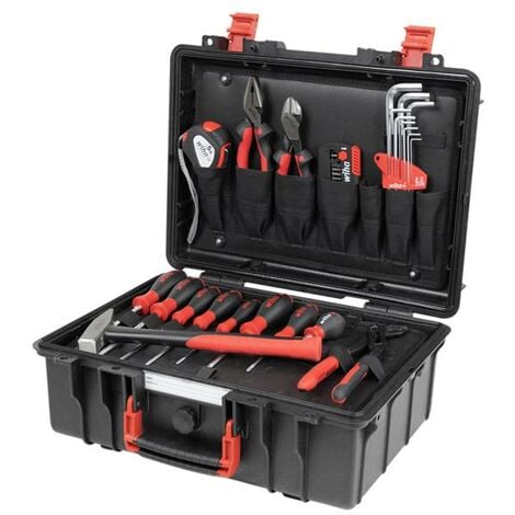 Wiha L Mechanic Basic Tool Set, 38 Piece (inc. Case) WHA45531