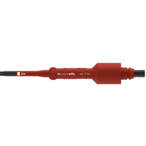 Wiha Lame interchangeable electric TORX® pour tournevis dynamométrique avec manche en T electric T25 (38933)