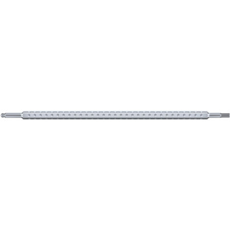 Wiha Lame interchangeable SYSTEM 4 Six pans à tête sphérique 3.0 mm, 3.0 mm, 120 mm (00586)