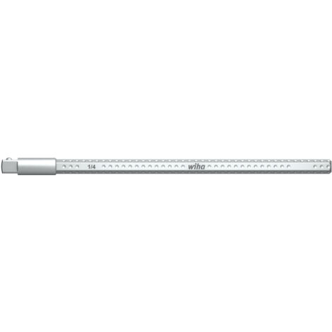 Wiha Lame interchangeable SYSTEM 6 Adaptateur carré 1/4" pour douilles 150 mm (03883)