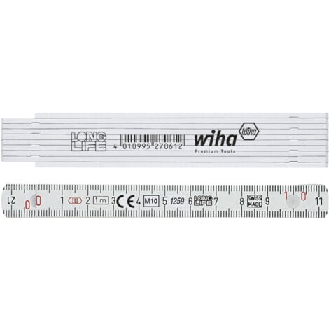 Mètre pliant en plastique Longlife® C95595
