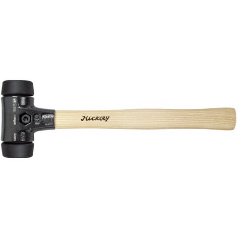 Wiha Massette Safety avec embouts ronds mi-souples avec manche en hickory, embout de massette rond 50, 360 mm (26432)