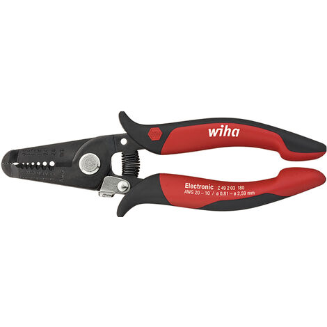 Wiha Pince à dénuder Electronic Dénudeurs 0,8-2,6 mm² 165 mm, 6 1/2" (33471)