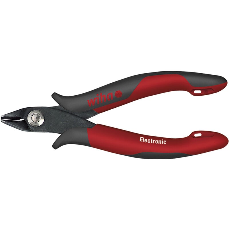 Wiha Pince coupante diagonale Electronic Tête large, pointue avec petit flanc 135 mm, 5 1/3" (26815)