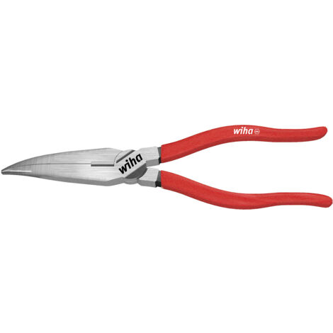 Wiha Pince demi-ronde Classic avec taillant, forme courbe, env. 40° 200 mm, 8" (26725)