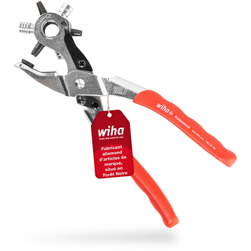 Wiha Pince emporte-pièce à étoile et à œillet Professional 225 mm (29550)
