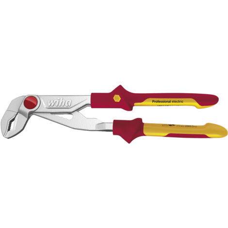Wiha Pince multiprise Professional electric avec réglage par bouton-poussoir 250 mm (37450)