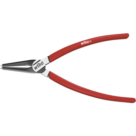 Wiha Pince pour circlips avec système de maintien MagicTips® pour circlips extérieurs (arbres), forme droite A 4, 300 mm (34702)