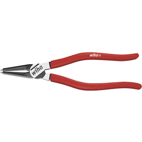 Wiha Pince pour circlips avec système de maintien MagicTips® pour circlips intérieurs (alésages), forme droite J 1, 140 mm (34689)