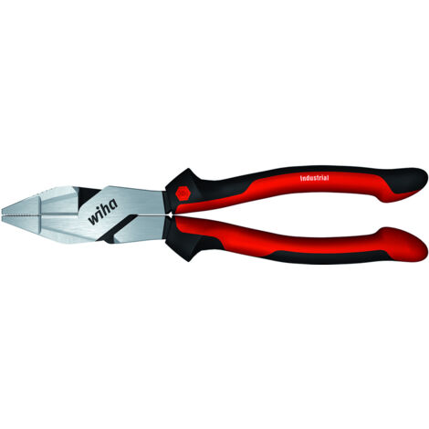 Wiha Pince universelle Industrial avec DynamicJoint® avec taillant extra long 250 mm, 10" (40927)