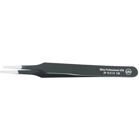 Wiha Pincette de précision Professional ESD Type 2a 120 mm (32329)