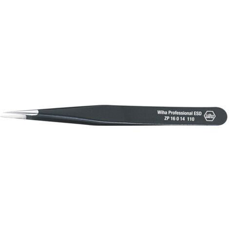 Wiha Pincette de précision Professional ESD Type 3c 110 mm (32346)