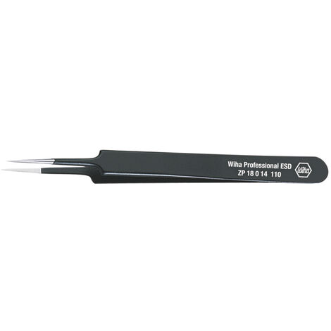 Wiha Pincette de précision Professional ESD Type 5 110 mm (32334)