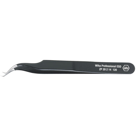 Wiha Pincette de précision Professional ESD Type 7abb 120 mm (32336)