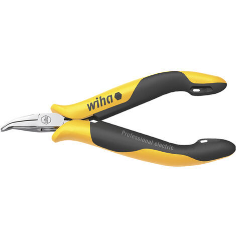 Wiha Pinza a becchi mezzitondi e tronchesi Professional ESD Forma curva, circa 45° 120 mm, 4 3/4" (26802)
