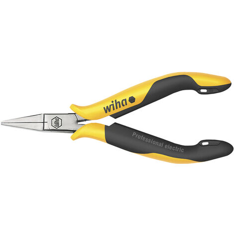 Wiha Pinza a becchi piatti Professional ESD Ganasce piatte corte 120 mm, 4 3/4" (26806)