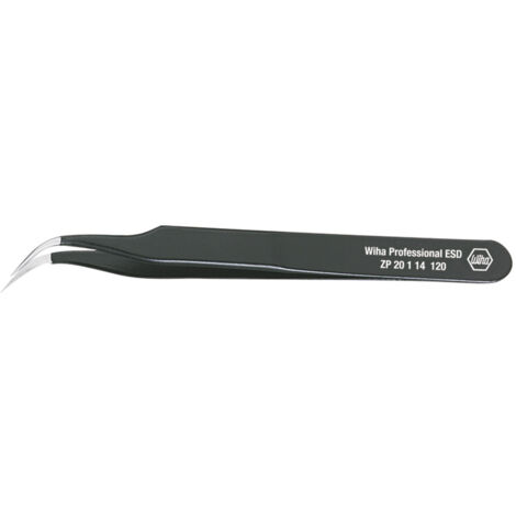Wiha Pinzas de precisión Professional ESD de tipo 7a 120 mm (32335)