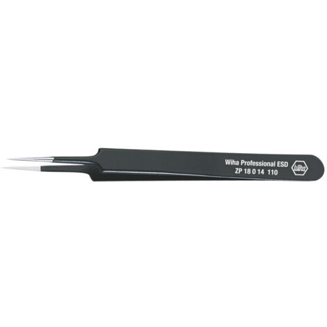 Wiha Präzisionspinzette Professional ESD Typ 5 110 mm (32334)