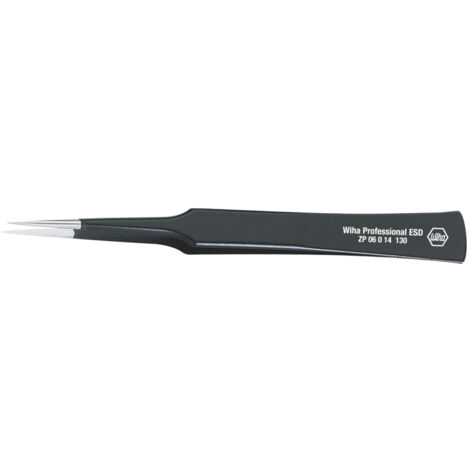 Wiha Präzisionspinzette Professional ESD Typ GG 130 mm (32347)
