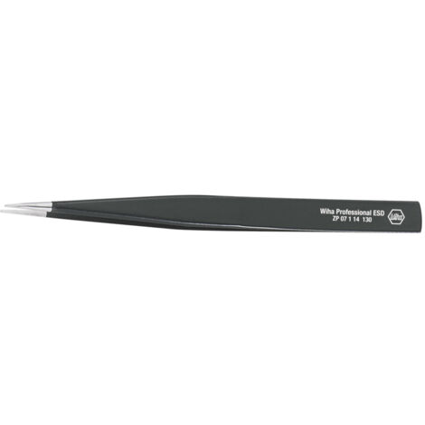 Wiha Präzisionspinzette Professional ESD Typ PSF 130 mm (32325)