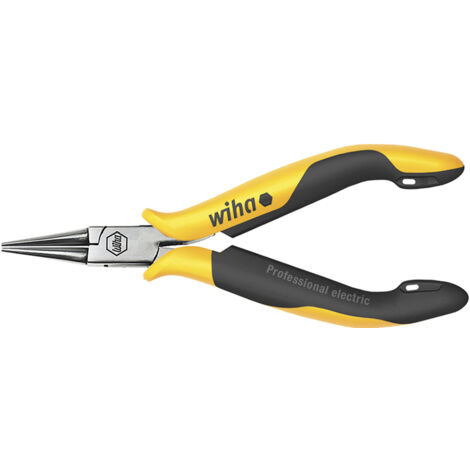 Wiha Rundzange Professional ESD runde, kurze Backen 120 mm, 4 3/4" (26804)