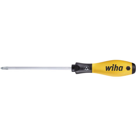 Wiha Schraubendreher SoftFinish® ESD Pozidriv PZ1 x 80 mm (26929)