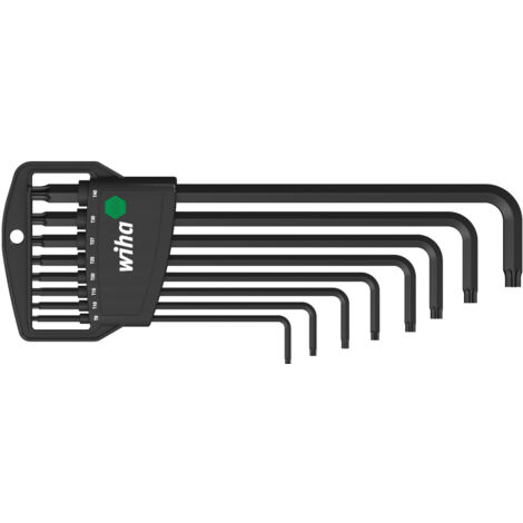Wiha Set di chiavi a brugola in supporto Classic TORX® 8 pz., ossidazione nera (34736)