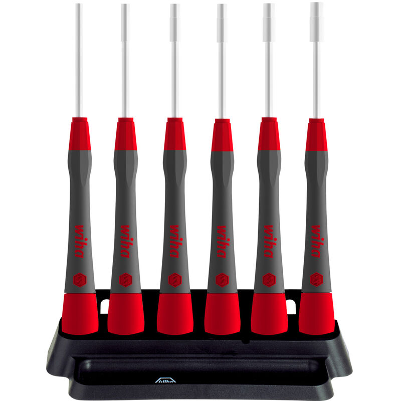 Wiha Set di giravite di precisione PicoFinish® Chiave a tubo esagonale 7 pz. con supporto (42994)