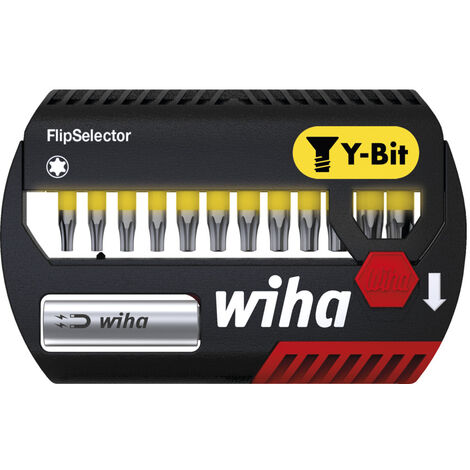 Wiha Set di inserti FlipSelector inserto Y 25 mm TORX®, 13 pz., 1/4" C6,3 (41828)
