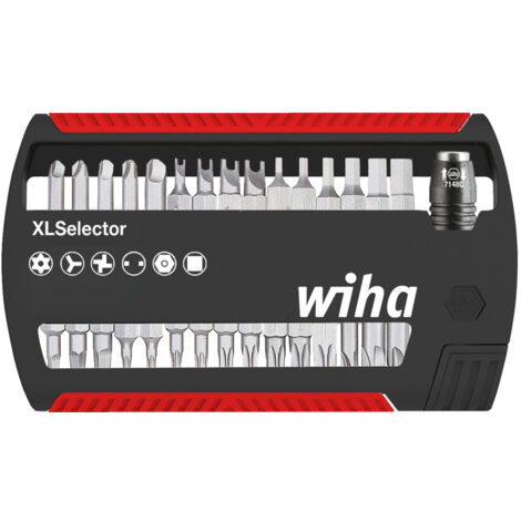 Wiha Set di inserti XLSelector Security Standard 25 mm Assortiti, 31 pz., 1/4" C6,3 (29416)