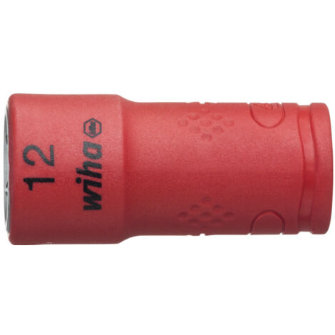 Wiha Steckschlüsseleinsatz isoliert 1/4" Außensechskant 12,0 mm (43097)
