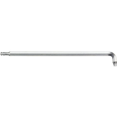 Wiha Stiftschlüssel TORX® Kugelkopf mit kurzem Schenkel, titansilber T45 (40978)