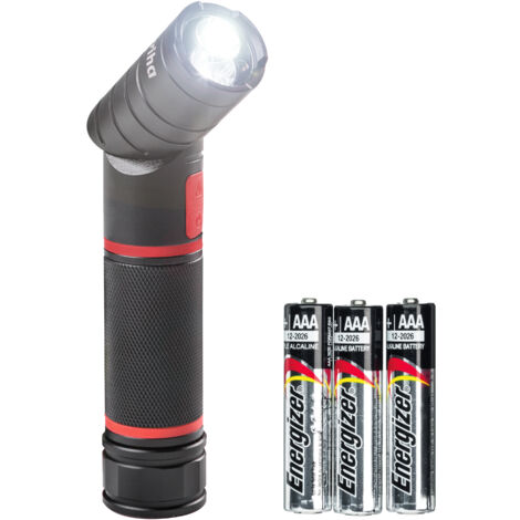 Wiha Taschenlampe LED I Lampe für Elektriker mit Schwarzlicht I inkl. 3x AAA-Batterien, mit magnetischer Halterung I 2 Modi einstellbar (41286)