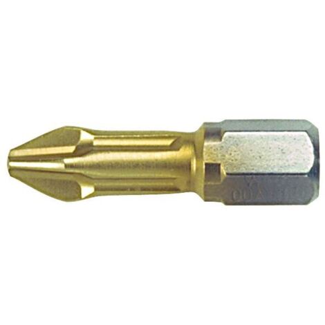 Wiha TiN Torsion-Bits Kreuzschlitz PH 1 2-teilig Bits
