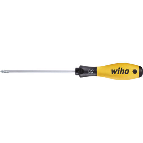 Wiha Tournevis SoftFinish® ESD Phillips PH2 x 100 mm (08186)