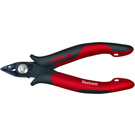 Wiha Tronchese Electronic Testa larga, a punta, e molla bloccafilo, senza taglio 130 mm, 5 1/8" (26825)