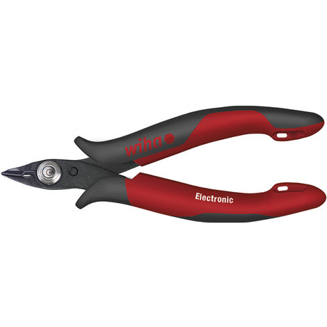 Wiha Tronchese Electronic Testa stretta, a punta, e molla bloccafilo, senza taglio 126 mm, 5" (26813)