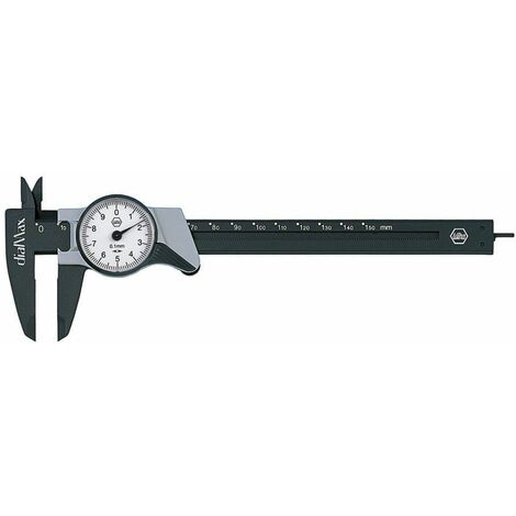 Wiha Uhrmessschieber dialMax, Ablesung 0,1 mm (411 210 2) 150 mm - 27082
