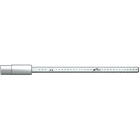 Wiha Varilla intercambiable SYSTEM 6 con llave de vaso hexagonal 150 mm, 10.0 mm (08908)