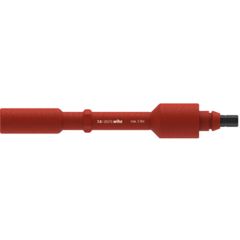 Wiha Wechselklinge electric Sechskant-Steckschlüssel für Drehmoment-Schraubendreher mit Quergriff electric 7,0 mm (38925)