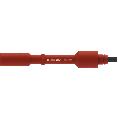 Wiha Wechselklinge electric Sechskant-Steckschlüssel für Drehmoment-Schraubendreher mit Quergriff electric 8,0 mm (38926)