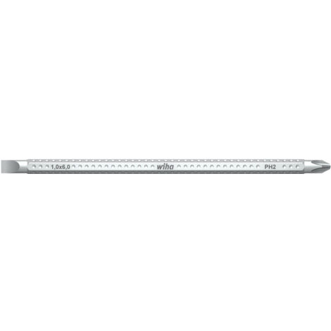 Wiha Wechselklinge SYSTEM 6 Schlitz, Phillips 6,0 mm, PH2, 150 mm (00666)